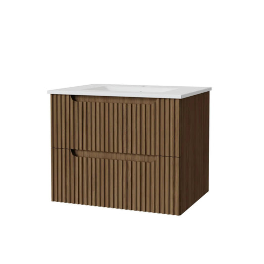 Wall Mounted Bathroom Vanity & Sink | 24 x 18.5 x 19.8 in | Bathroom Furniture | Bathroom