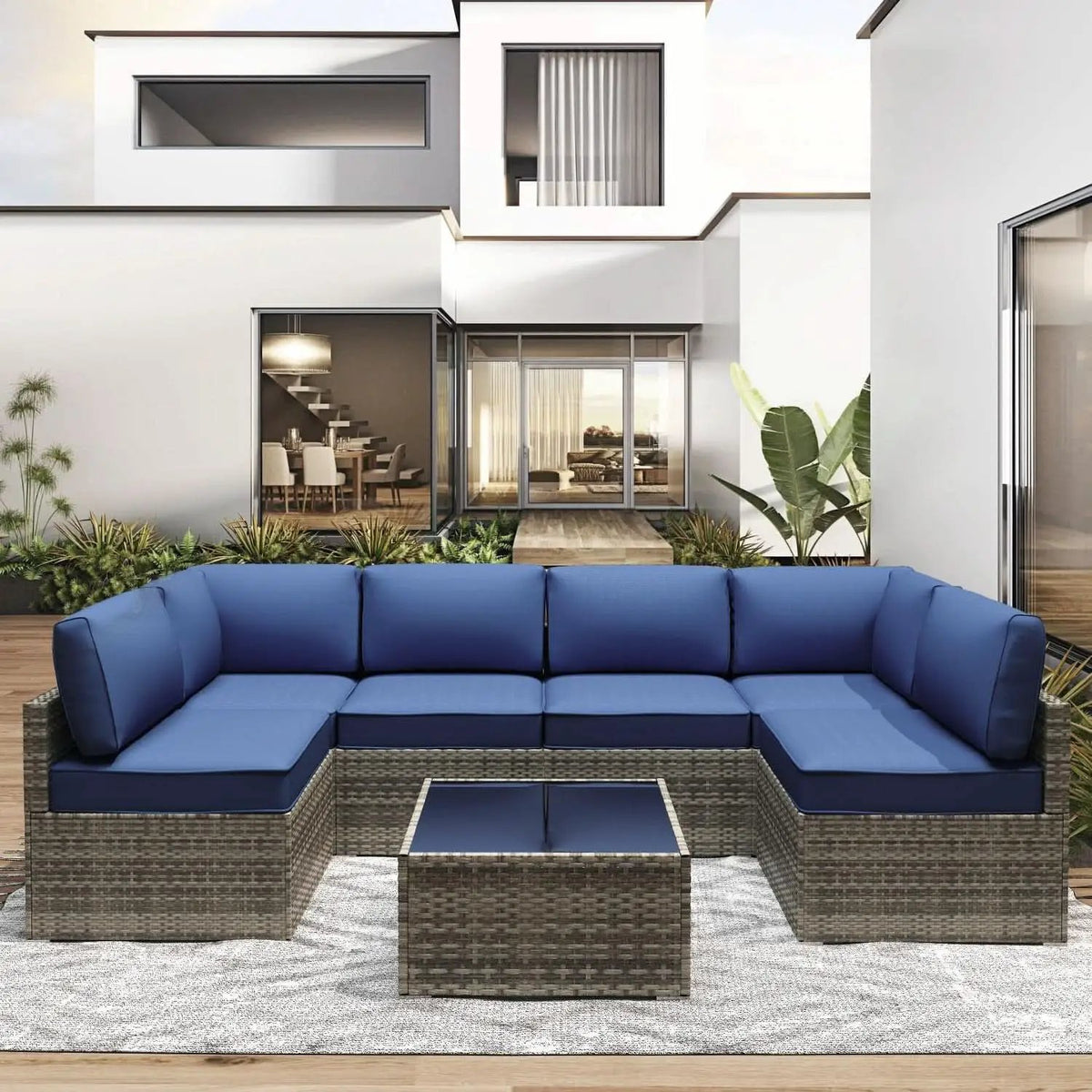 Water-Resistant Outdoor Cushions for Patio Furniture Sets from PriceLows™