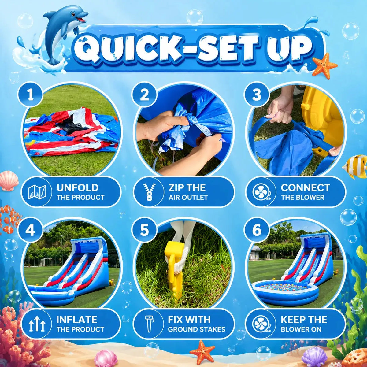 Water Slide | Oxford Material | PriceLows™
