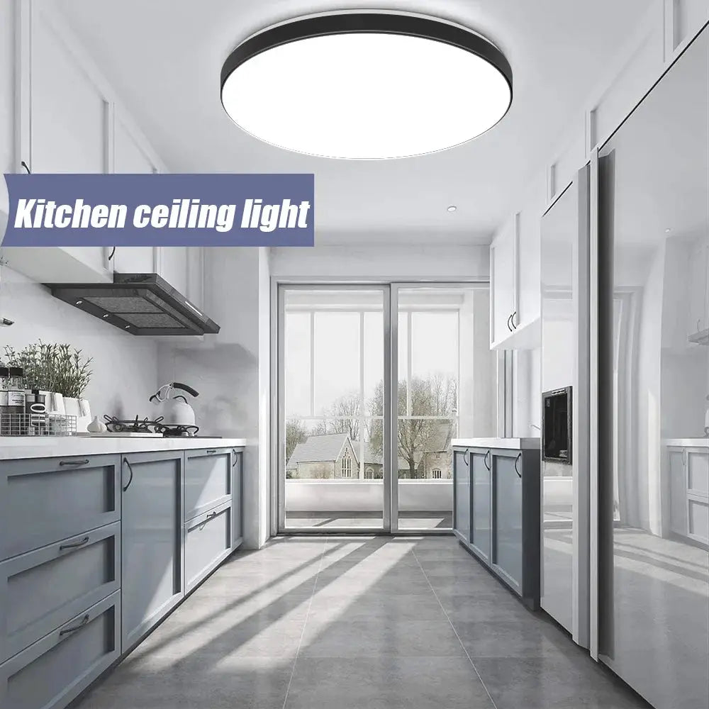 Waterproof LED Ceiling Light | 30W-40W | 220V | Black from PriceLows™