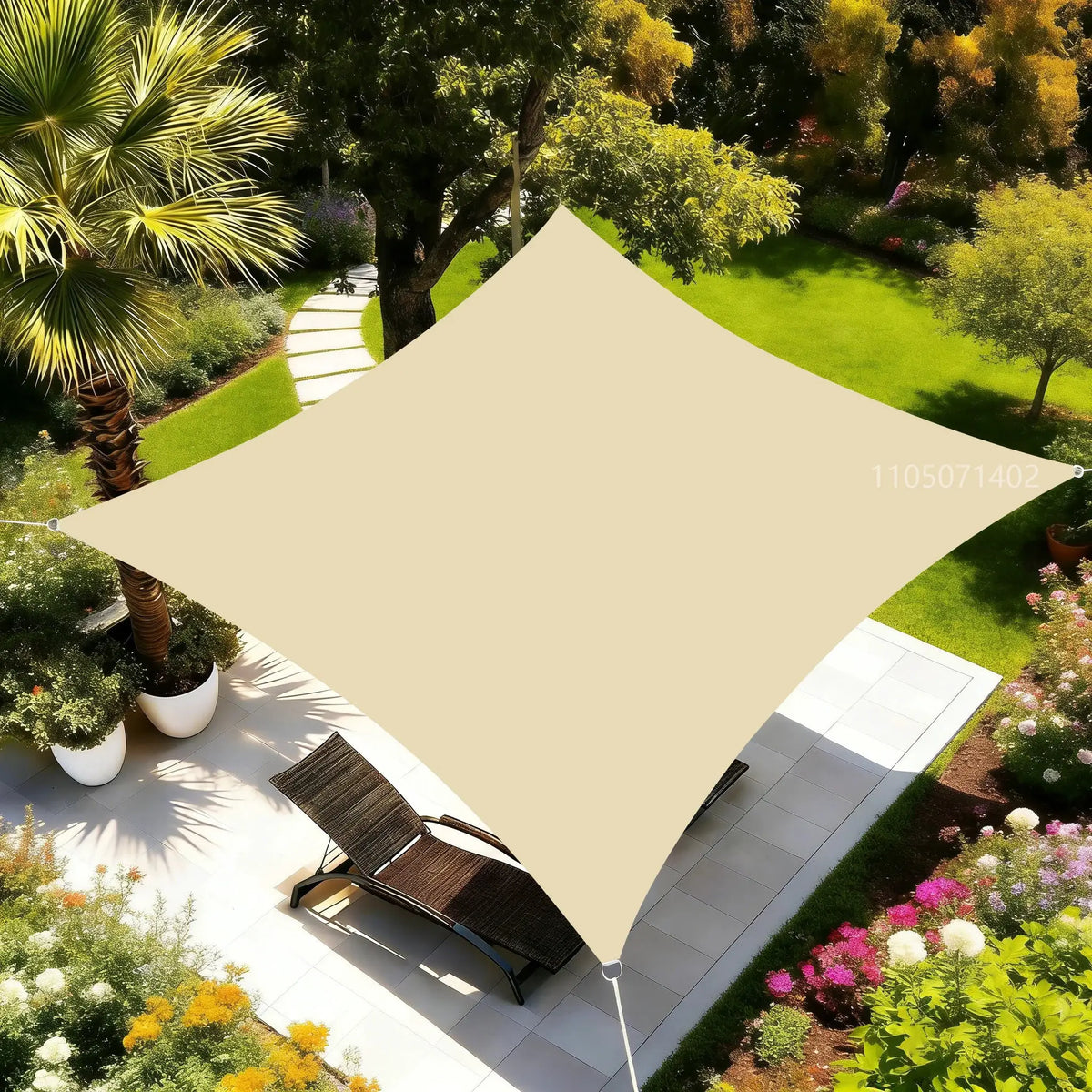Waterproof Sun Shade Sail | Rectangular 5x8m | PriceLows™