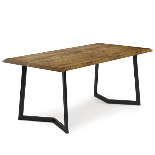 Watkins Sturdy Dining Table | 72 x 36 x 30 in | Mango Wood & Metal | Dining Room
