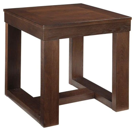 Watson Square End Table | 23.88 x 23.88 x 24.13 in | Engineered Wood | Dark Brown