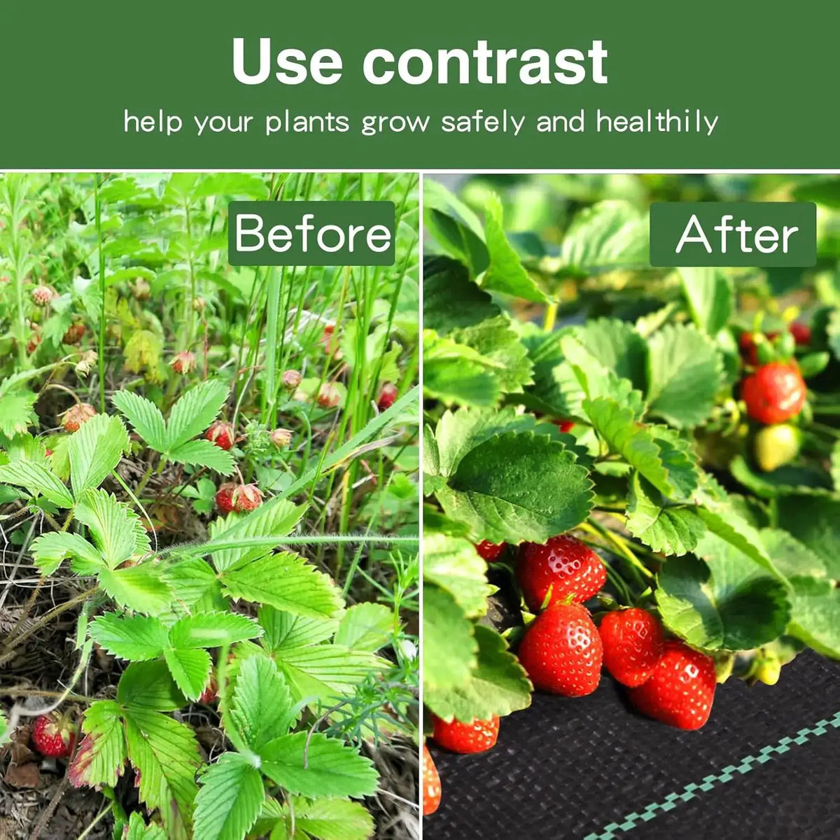 3ftx100ft + 3ftx50ft Weed Barrier Landscape Heavy Duty, Weed Gardening Ground Cover Mat, Weed Control Garden Cloth, W from PriceLows™