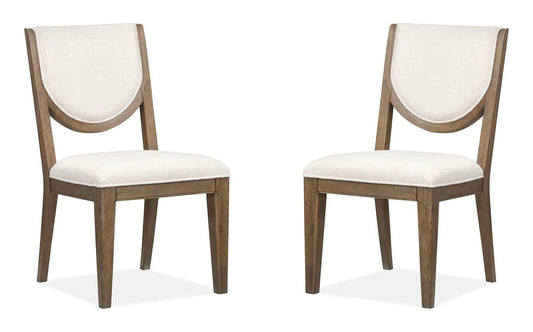 Westbourne Upholstered Side Chair (Set of 2) | 23.5 x 20.13 x 36 in | Veneer | Dark Umber