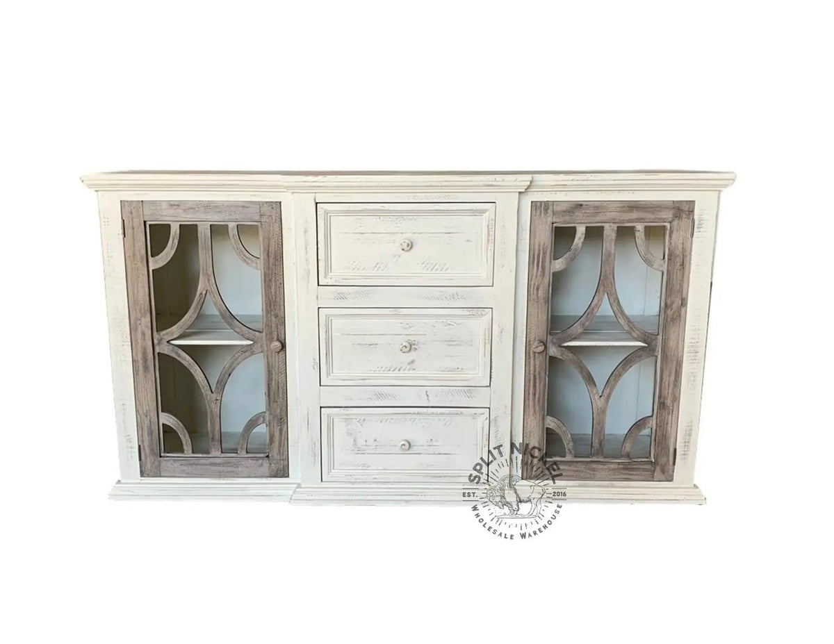 Westgate Solid Wood Pub Dining Set | Multiple Package Options | Gray Top And White Base | Pub Table