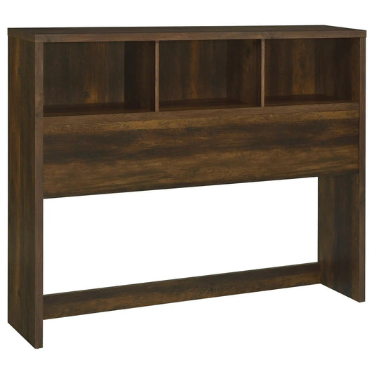 Westpark 49-inch Queen Bookcase Headboard Dark Pine | 59.75 x 11.5 x 48.5 in | Engineered Wood & Veneer | Home Office