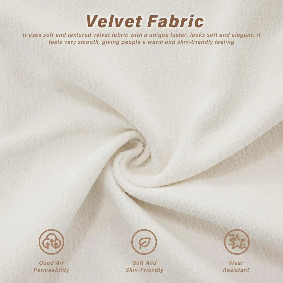 White Velvet Pet Hair Resistant Modular Recliner Sofa from PriceLows™