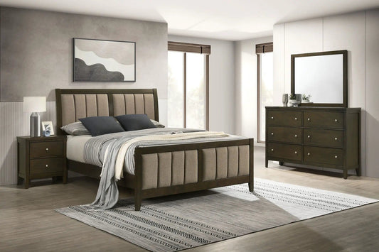 Wilkes 4-piece Full Bedroom Set Dark Cocoa | 4-Piece Set | Rubberwood | Bedroom