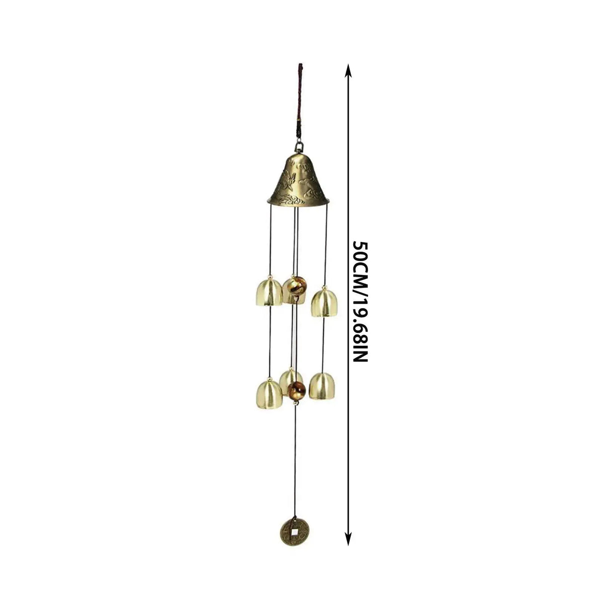 1pc Wind Chime Large Bells Wind Chimes Chapel Home Decor For Garden Outdoor Decoration Decor Gifts Yard Hanging Decor from PriceLows™