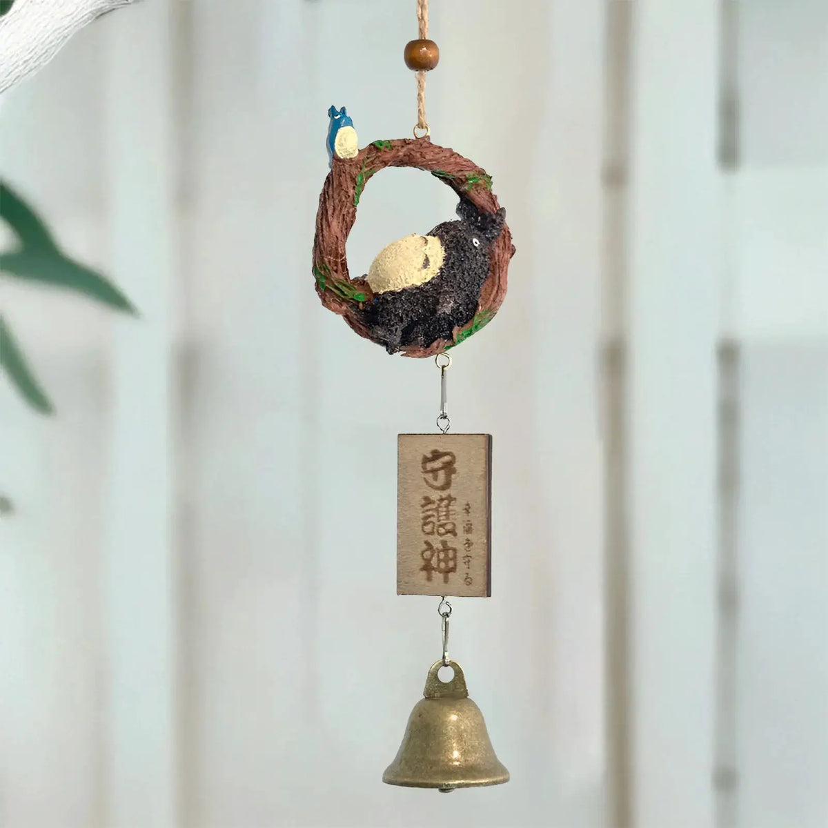 Resin Wind Chime Ornaments Totoro Wind Chime DIY Craft Gifts for Home Garden Decor from PriceLows™