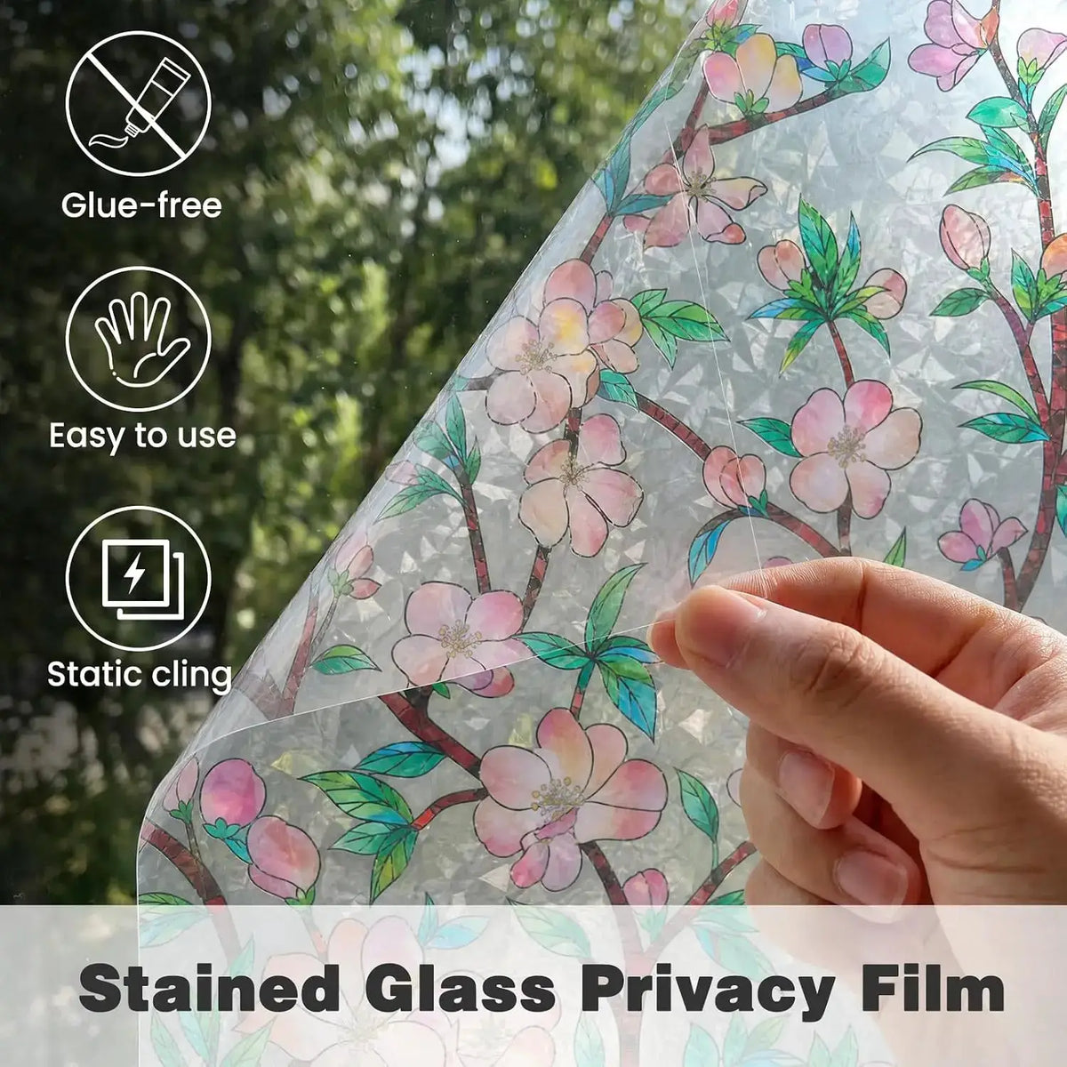 Window Privacy Film | Static Cling & UV Blocking | PriceLows™
