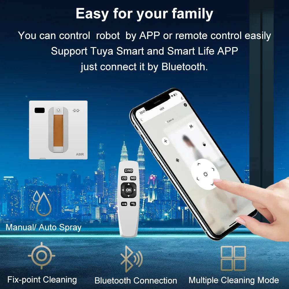 Window Vacuum Robot | Remote Or App | PriceLows™