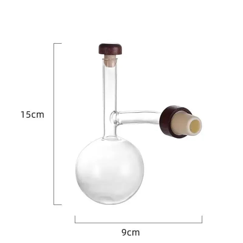 Peach Modelled Glass Wine Aerator, Quick Dispensing Pourer for Red Wine Bottle, Professional Decanter Sobering Gadget from PriceLows™
