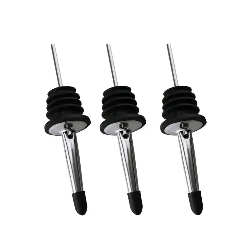 UPORS Wine Pourer 2/3Pcs Stainless Steel Alcohol Liquor Spouts Bottle Dispenser Wine Bottle Stopper with Cap Wine Accessories from PriceLows™