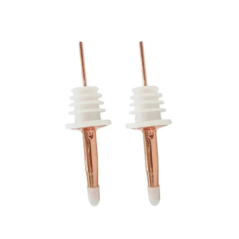UPORS Wine Pourer 2/3Pcs Stainless Steel Alcohol Liquor Spouts Bottle Dispenser Wine Bottle Stopper with Cap Wine Accessories from PriceLows™