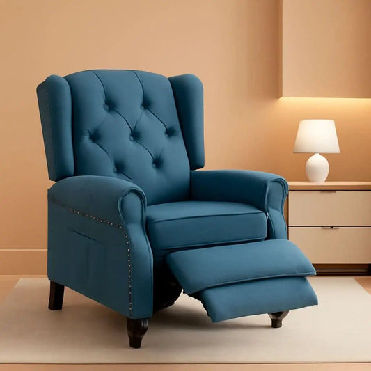 Wingback Recliner Chair With Massage And Heat Living Room from PriceLows™