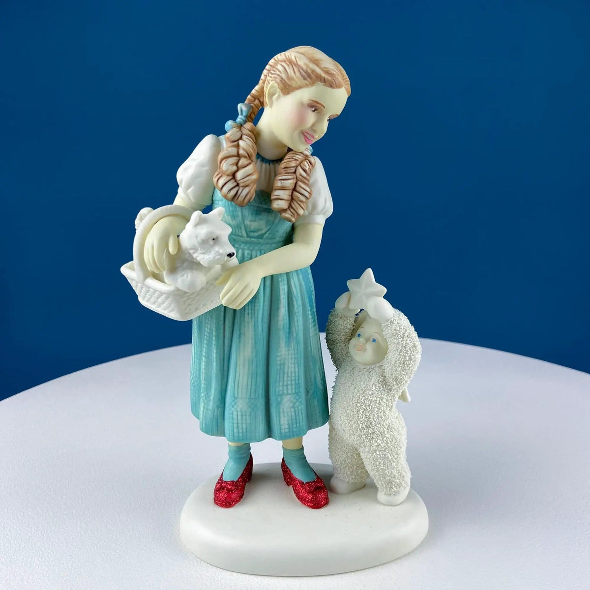 Dorthy in Wizard of Oz with Toto & Snowbabies | Dept | 56 Premiere Edition, Guest Collection | Collectors & Hosts