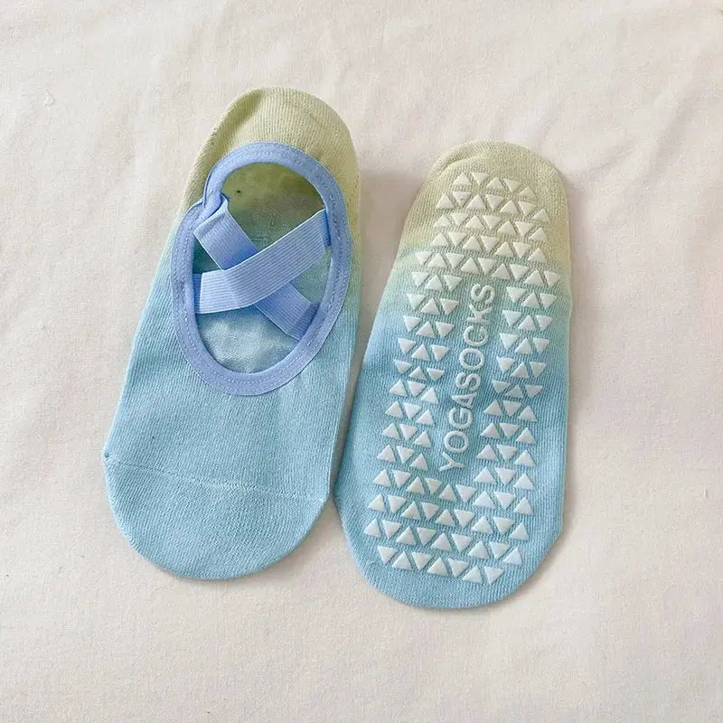Women No Show Yoga Socks | Silicone Grip Cross Strap | PriceLows™