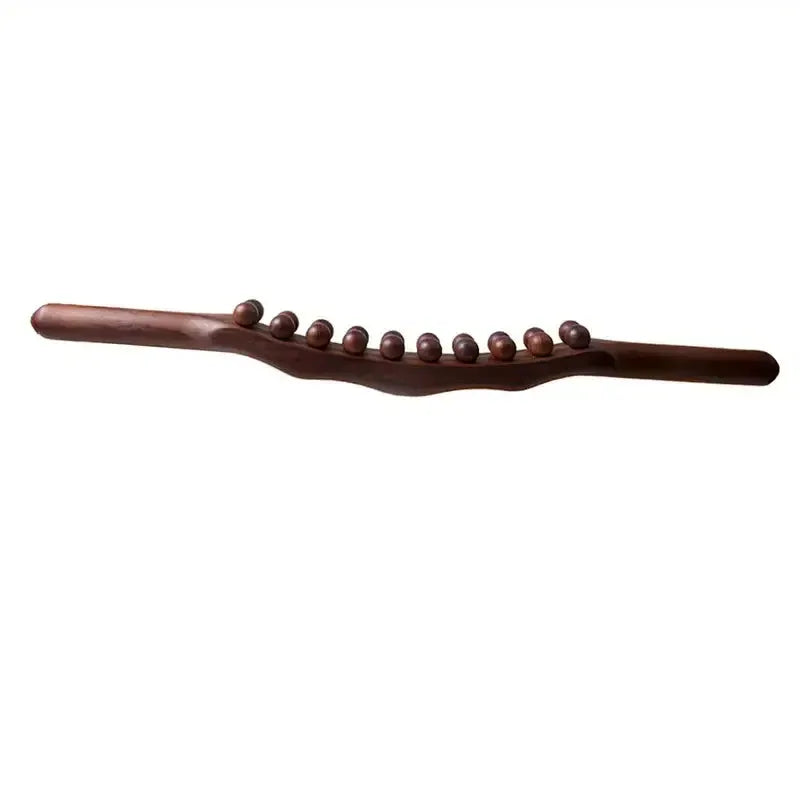 Wooden Massage Stick | 20 Bead Double Row | PriceLows