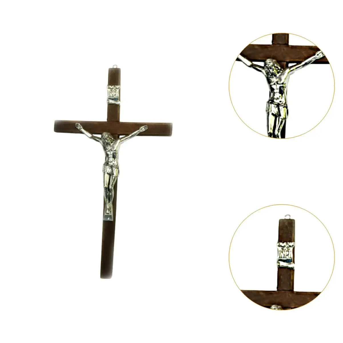 Wooden Wall Crucifix | Jesus Figurine | PriceLows™