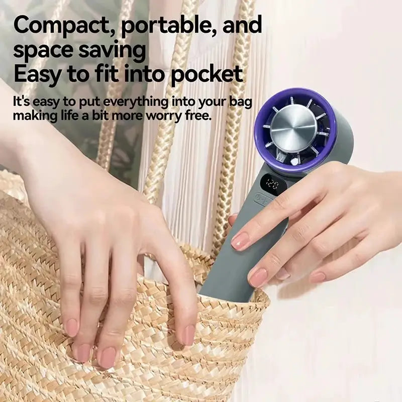 Xiaomi Mini Handheld Fan | 120 Speed | Bladeless Portable | Ice Mode from PriceLows™