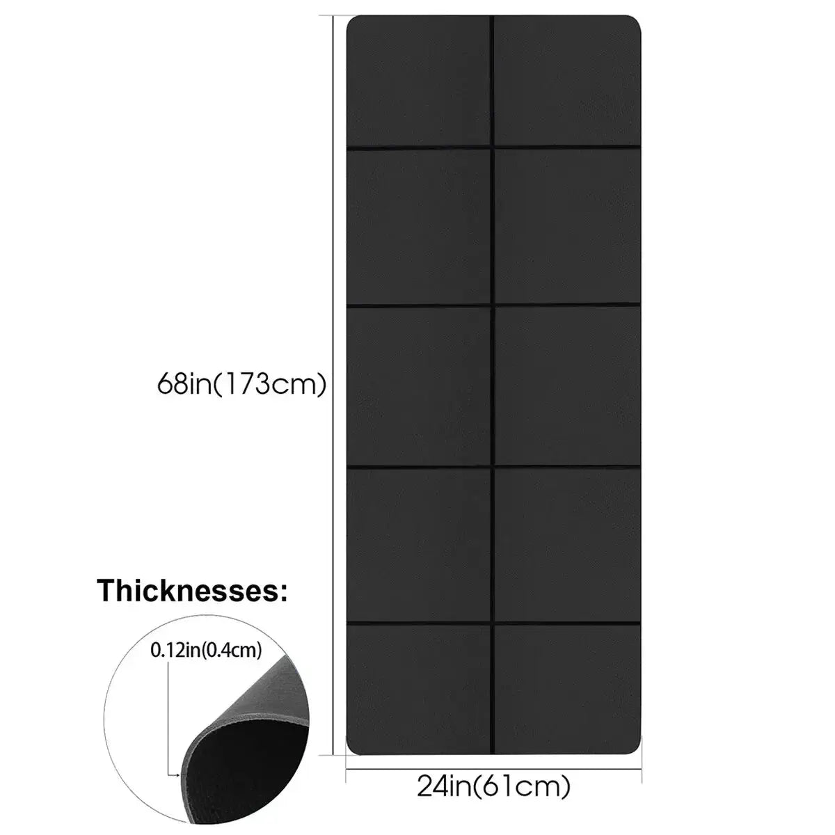 Yoga Mat | Non Slip 4Mm | PriceLows™
