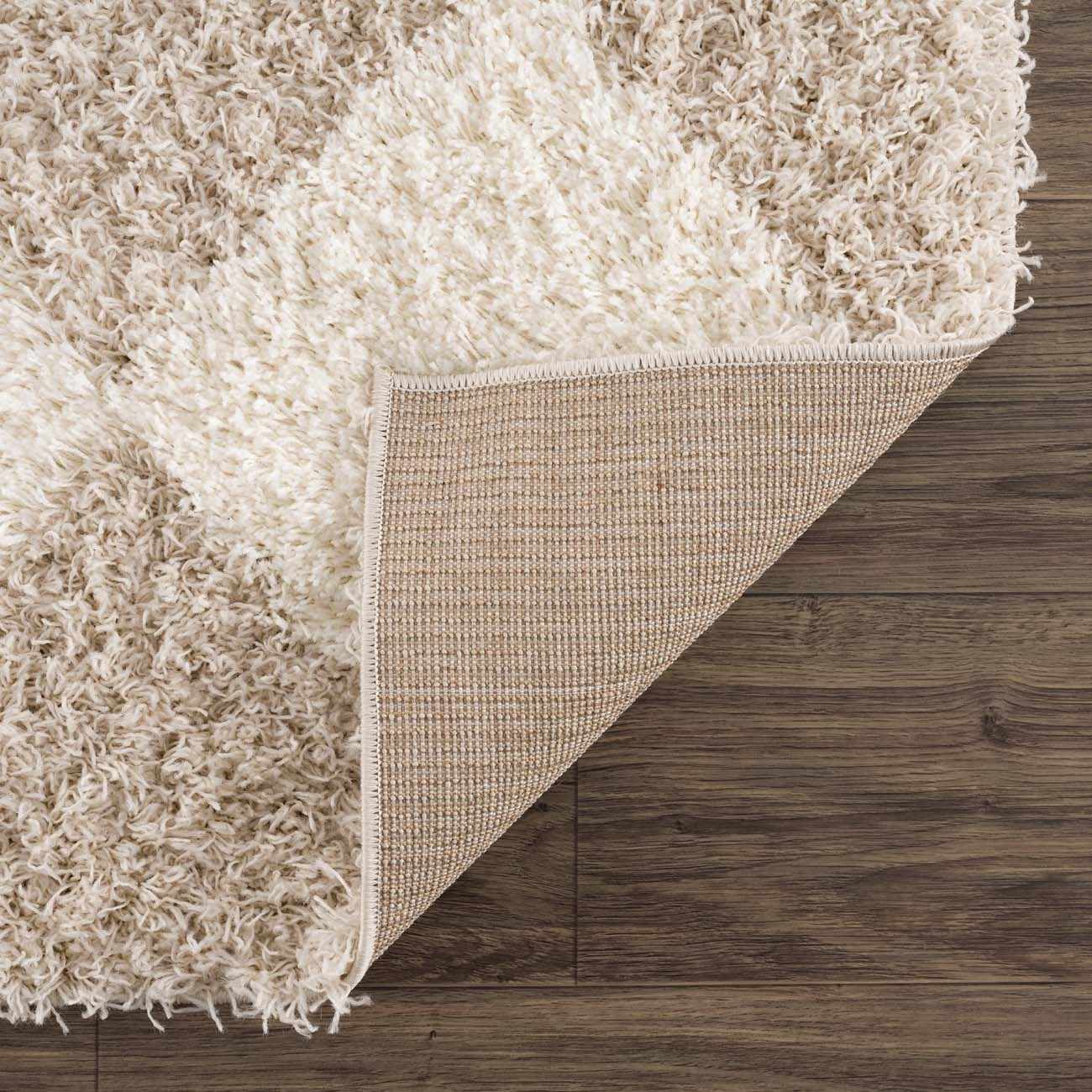 Zahur Cream & Beige Diamond Area Rug from PriceLows™