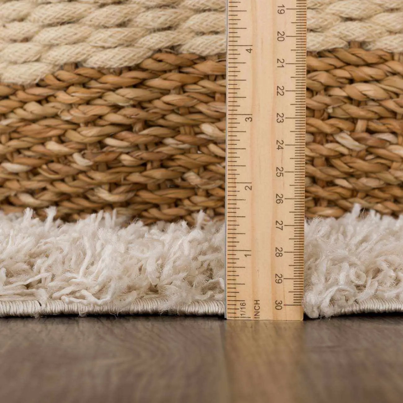 Zahur Cream & Beige Diamond Area Rug from PriceLows™