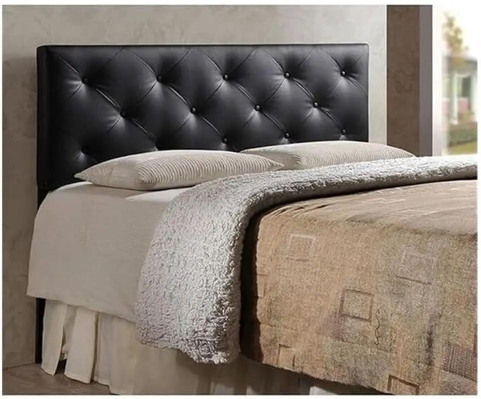 Elegant Modern Faux Leather Upholstered Headboard for Bedrooms from PriceLows™