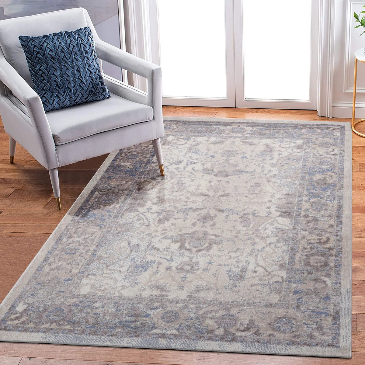 Payas Trendy Traditional Runner Rug | 96 x 26 Inch | Stain Resistant | Non-Shedding Machine-Woven