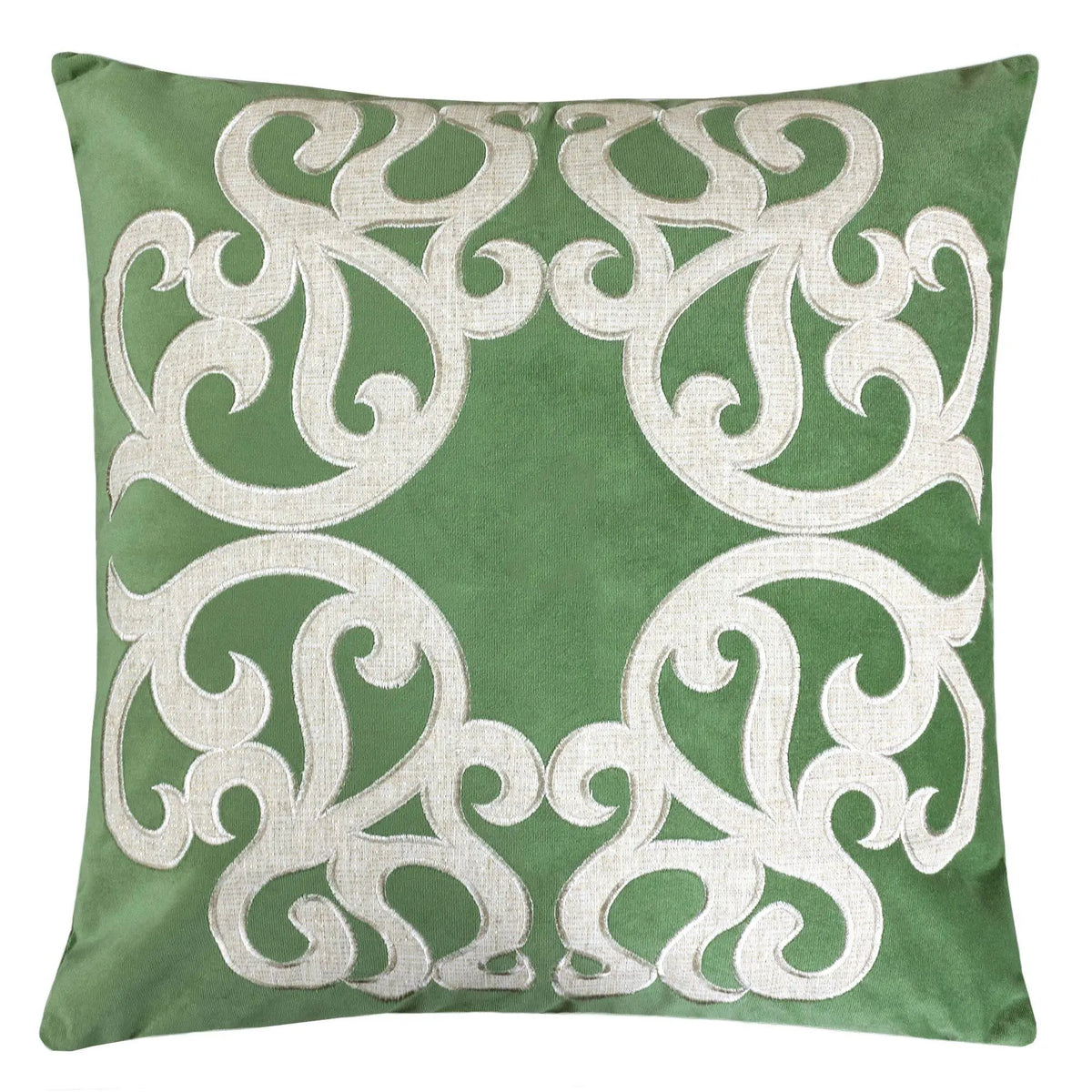 Pillow Cover | Vintage Vine Pattern | Hidden Zipper | Matching Back