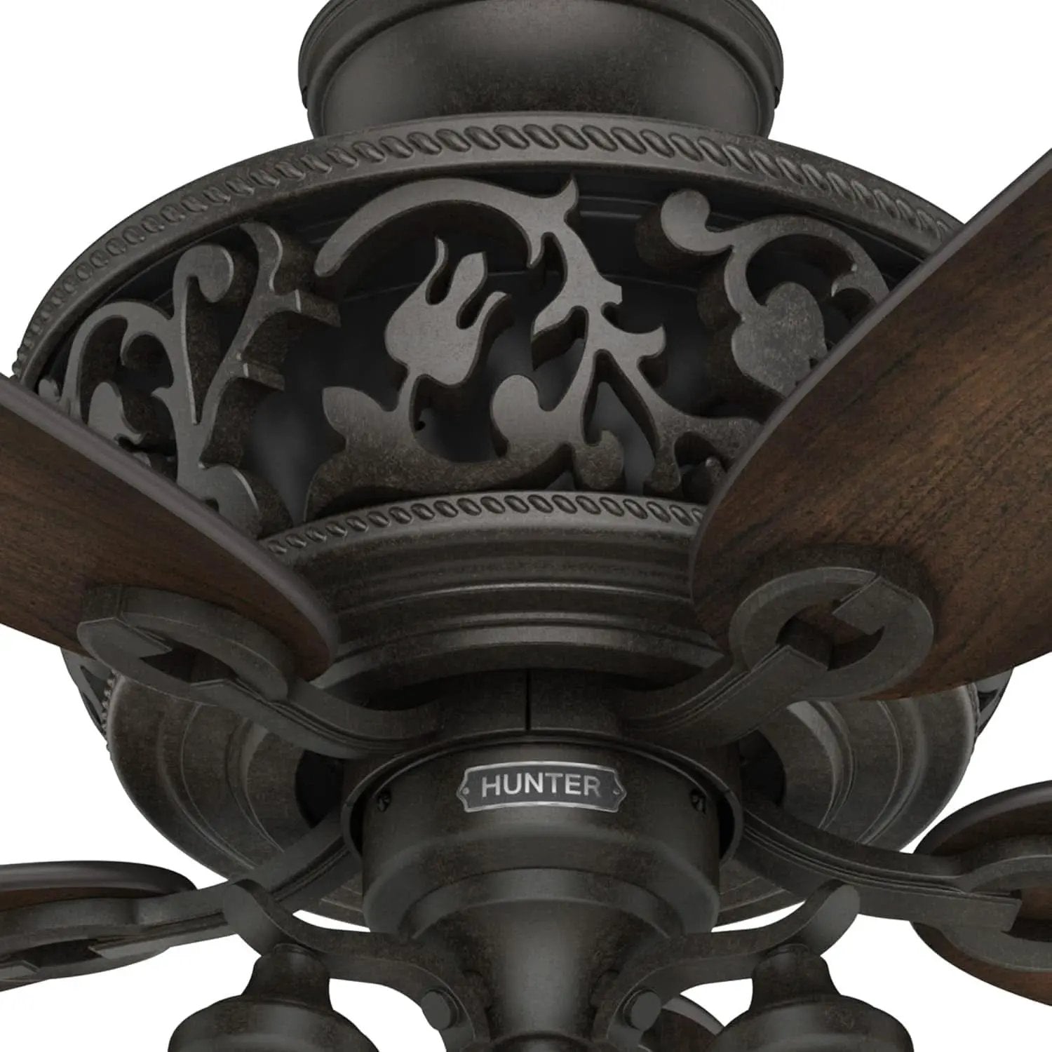 Promenade 54 Inch Indoor Ceiling Fan LED Lights Bronze Finish DC Motor Remote from PriceLows™