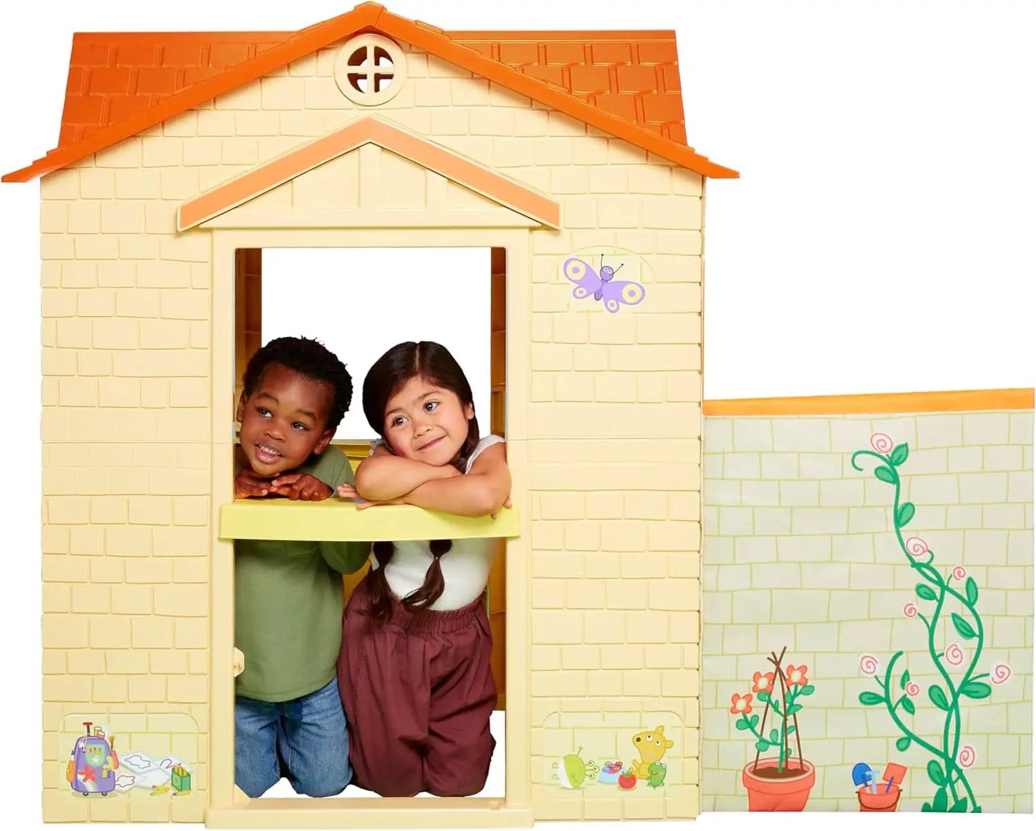 Peppa Pig Multipurpose Playhouse Outdoor Doors Tunnel from PriceLows™