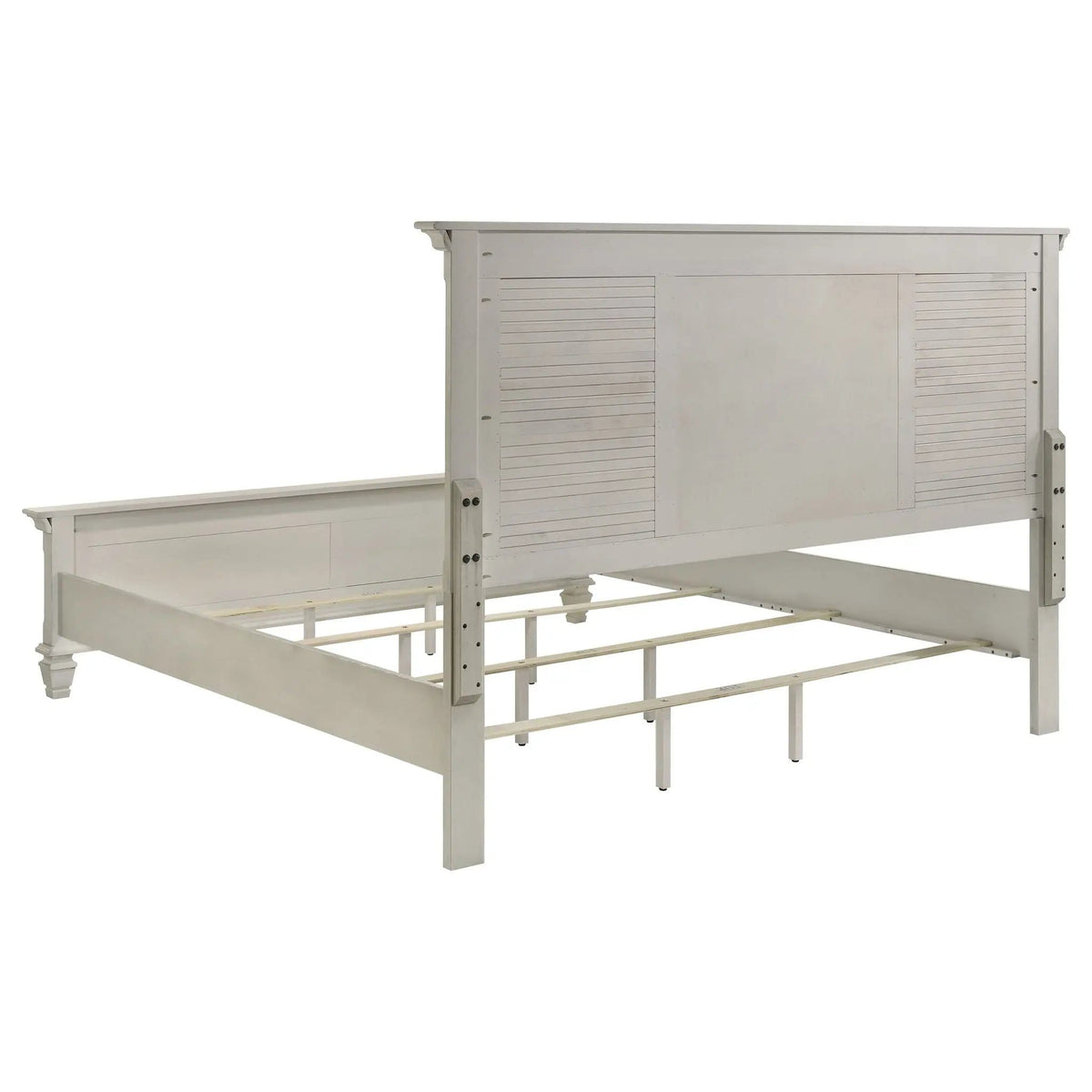 Franco 5-piece Eastern King Bedroom Set Distressed | 5-Piece Set | Bedroom Furniture | White