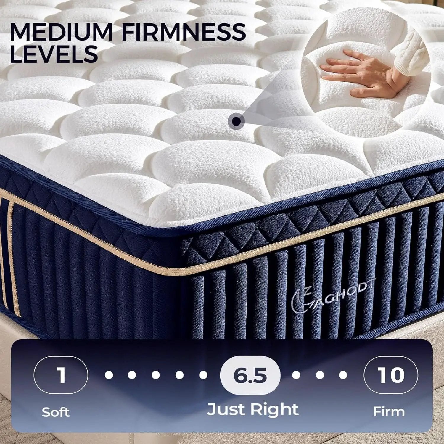 Queen Hybrid Mattress In Box Premium MemoryFoam Comfort from PriceLows™