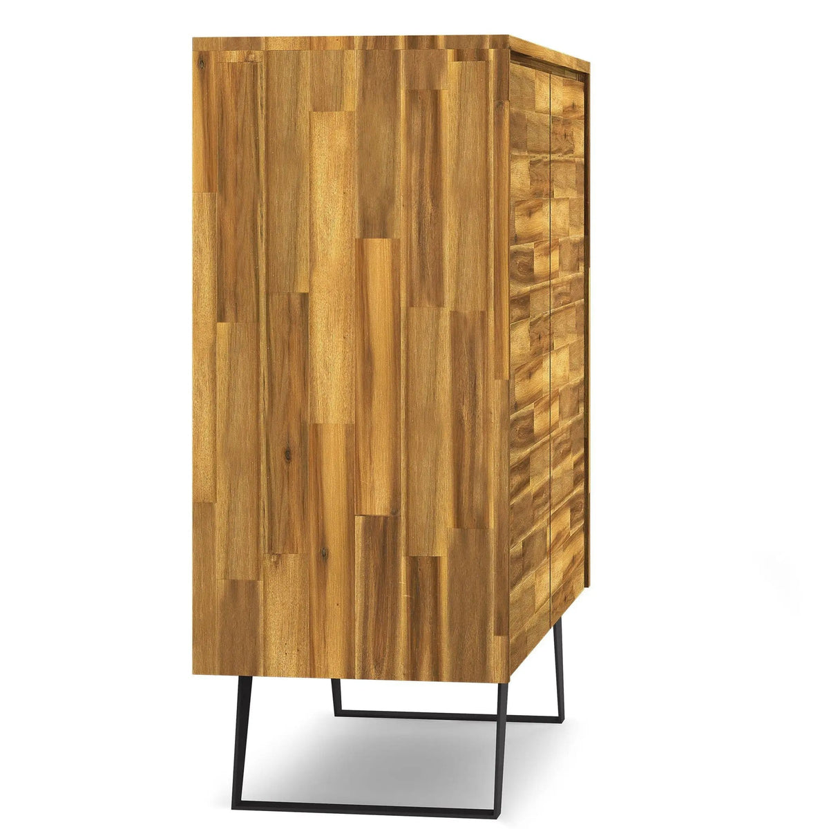Lowry Medium Handcrafted Storage Cabinet | 17 x 39 x 42 in | Metal | Living Room