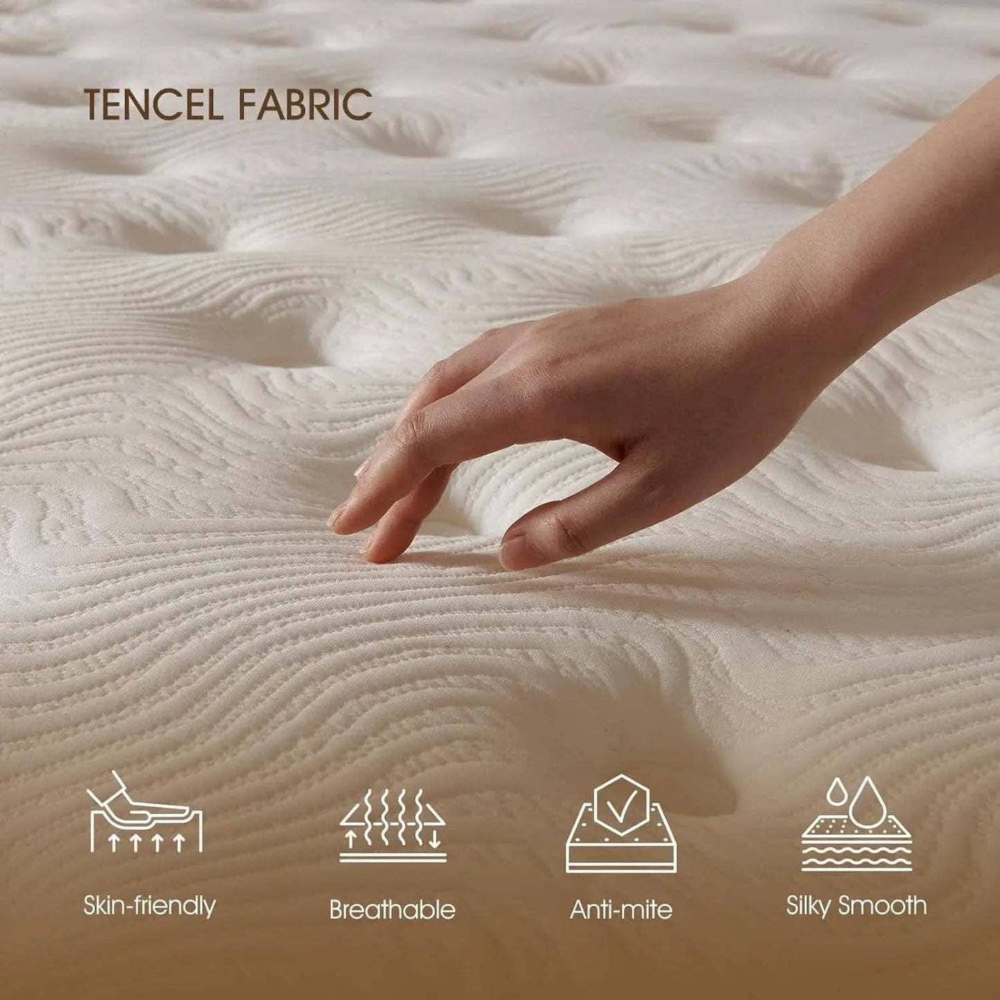 Queen TwelveInch Cooling Gel Memory Foam Pressure Relief Mattress from PriceLows™