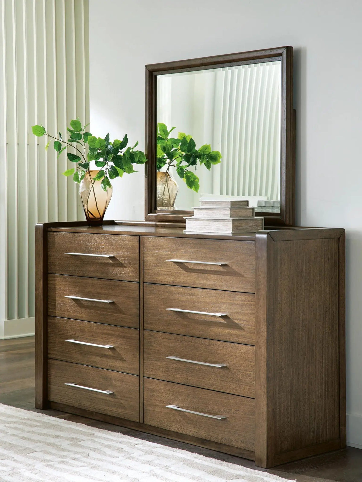 Dresser | Contemporary Design | Eucalyptus Wood | Gallery Rail Handles