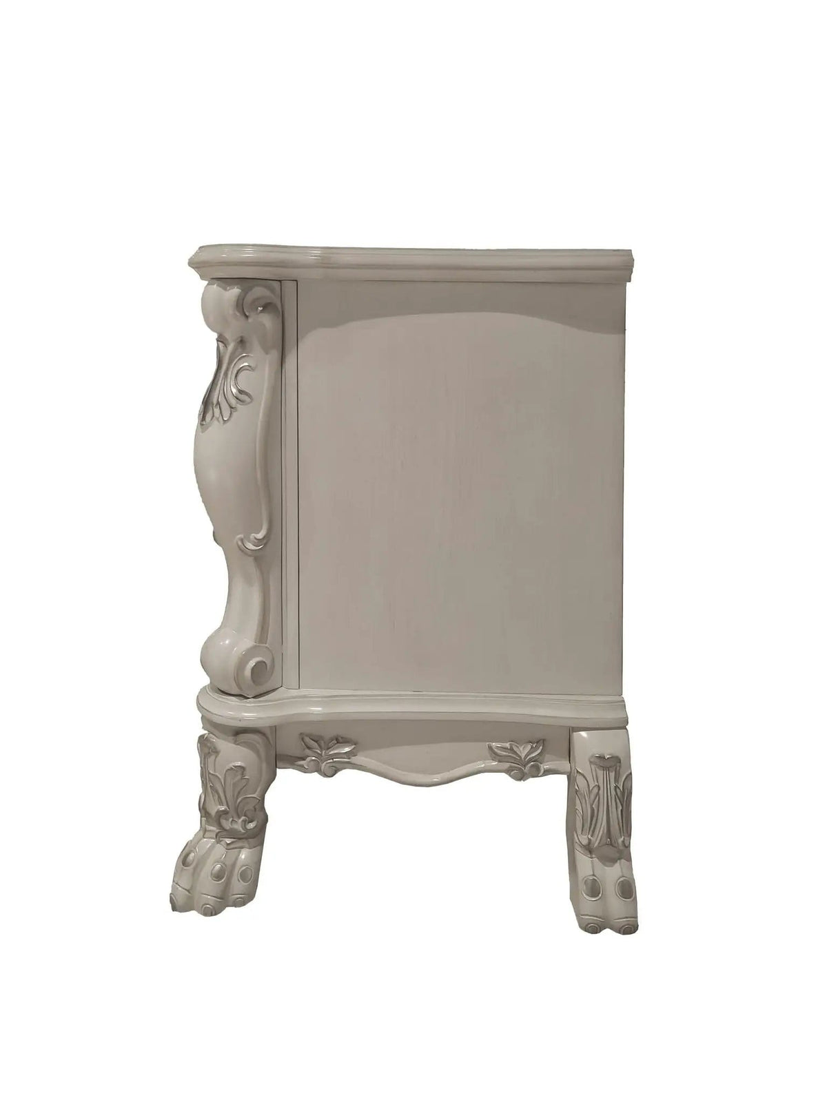 Dresden II Nightstand | 20 x 32 x 31 in | Metal & Wood | White