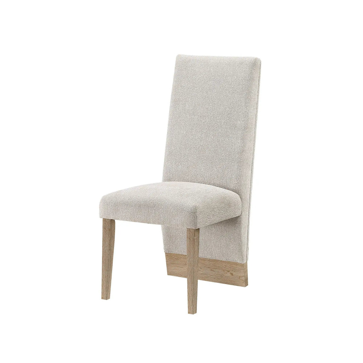 Contemporary Dining Chairs | Rubber Wood | Extended Backrest | Set of 2