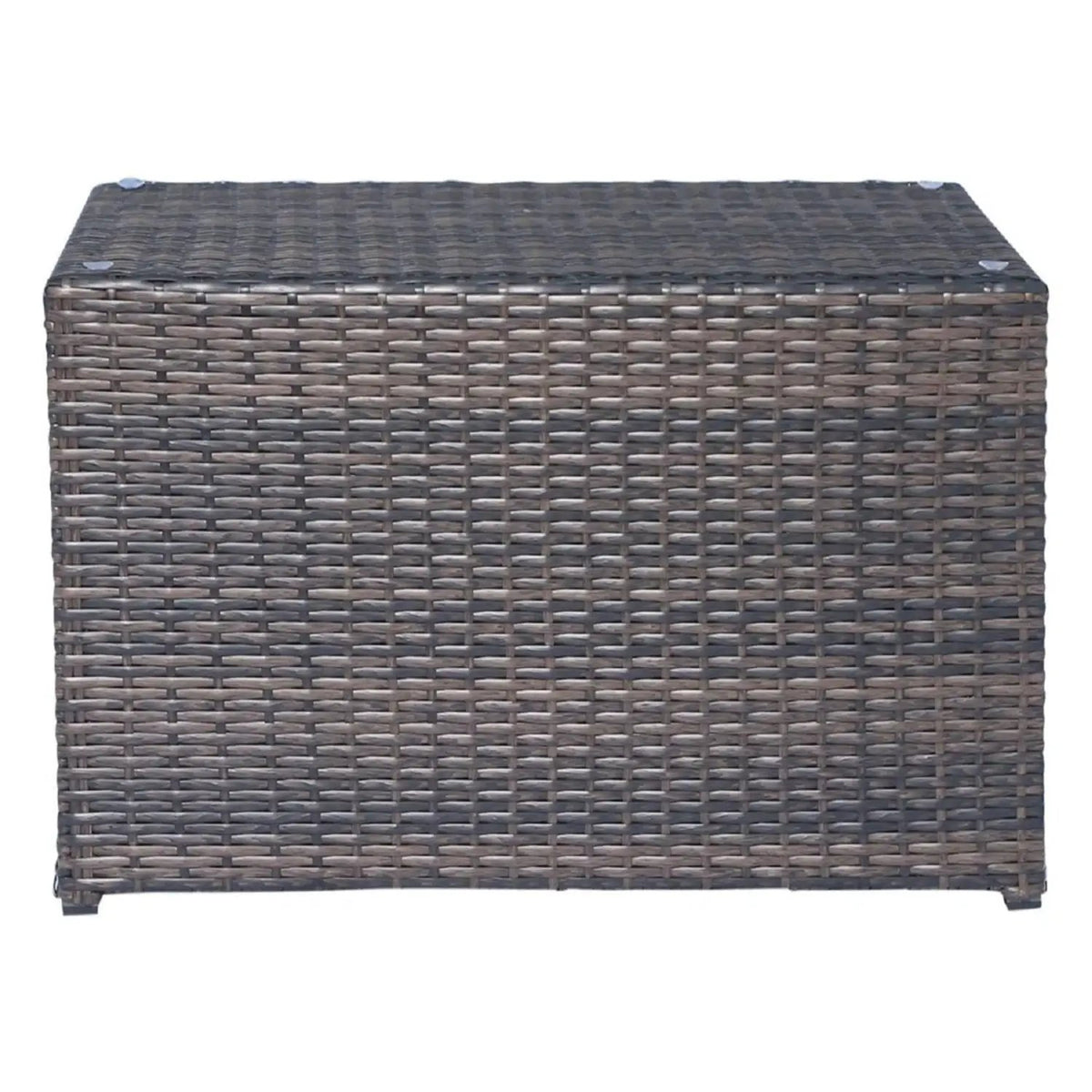 Outdoor Rattan Sectional Set | Half-Round HDPE Wicker | Rustproof Aluminum Frame | Fully Assembled