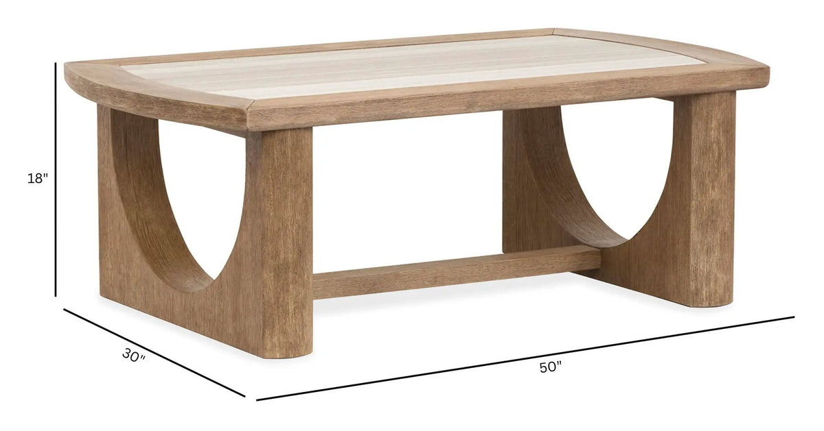 Bradford Rectangular End Table | Granite Top | 26 Inch Width | Versatile Design