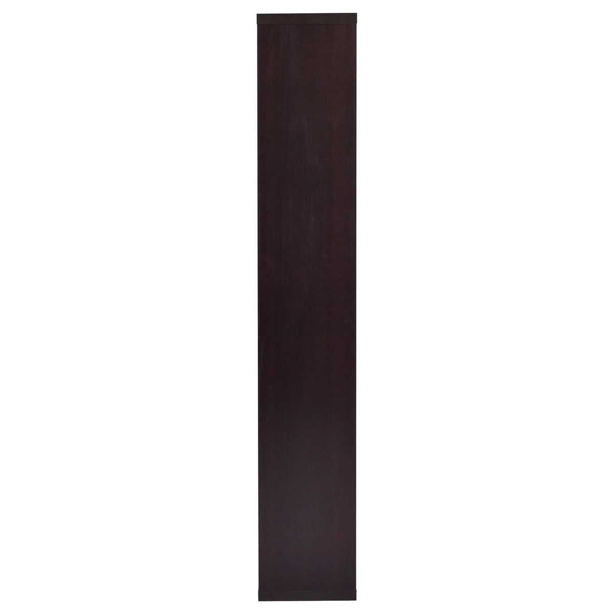 Theo 71-inch 6-shelf Bookshelf Standard Bookcase | 35 x 11.75 x 70.75 in | Engineered Wood & Veneer | Cappuccino
