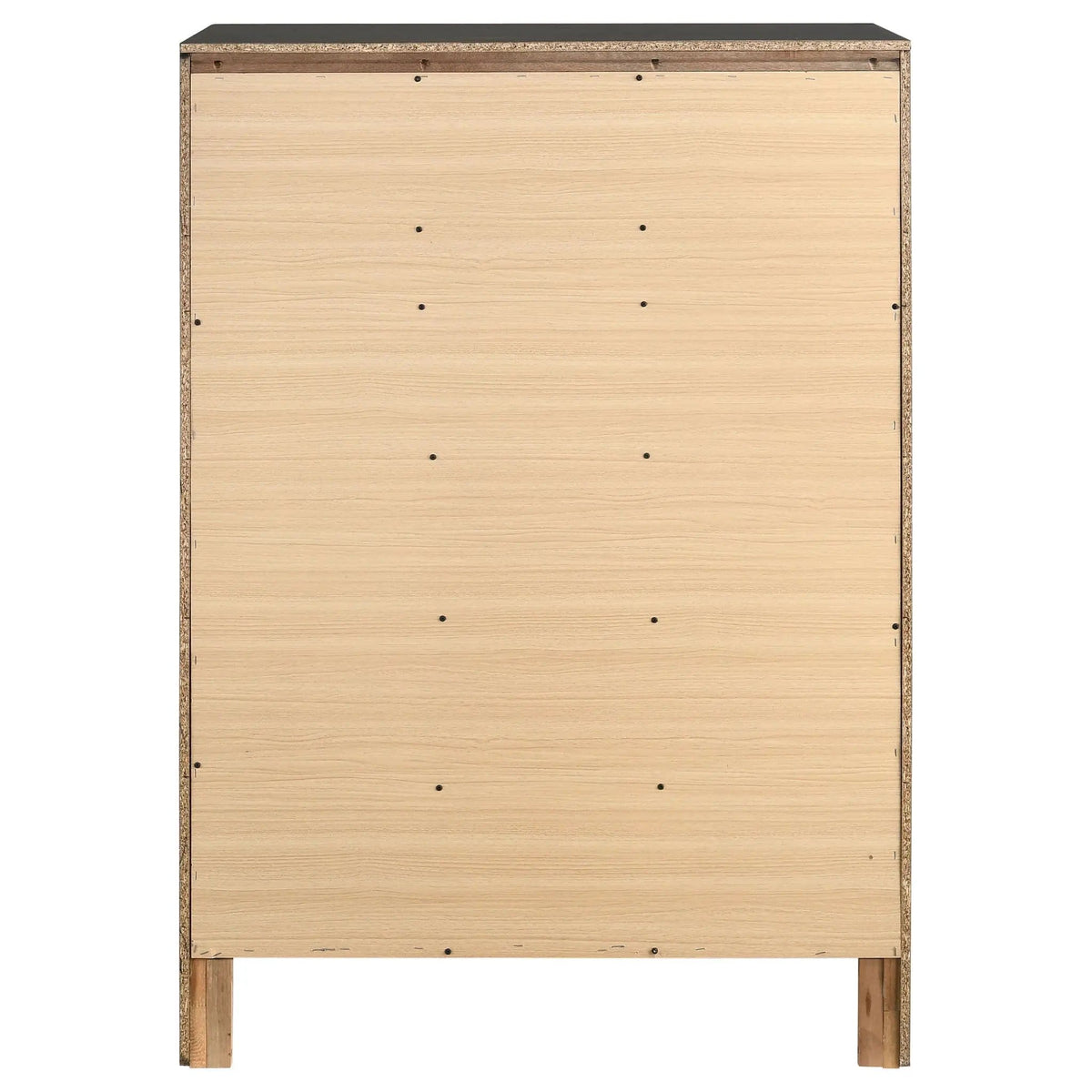 Miranda 6-drawer Bedroom Chest | 34.25 x 16.5 x 51.5 in | Metal | Black