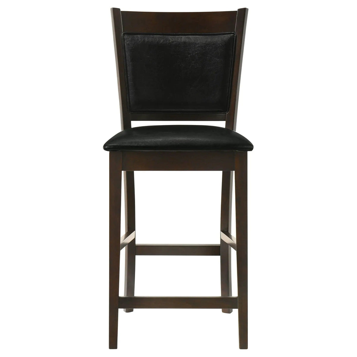 Jaden Upholstered Counter Chair Espresso (Set of 2) Counter Height (24"-27") | 17.25 x 20 x 39.75 in | Rubberwood | Home
