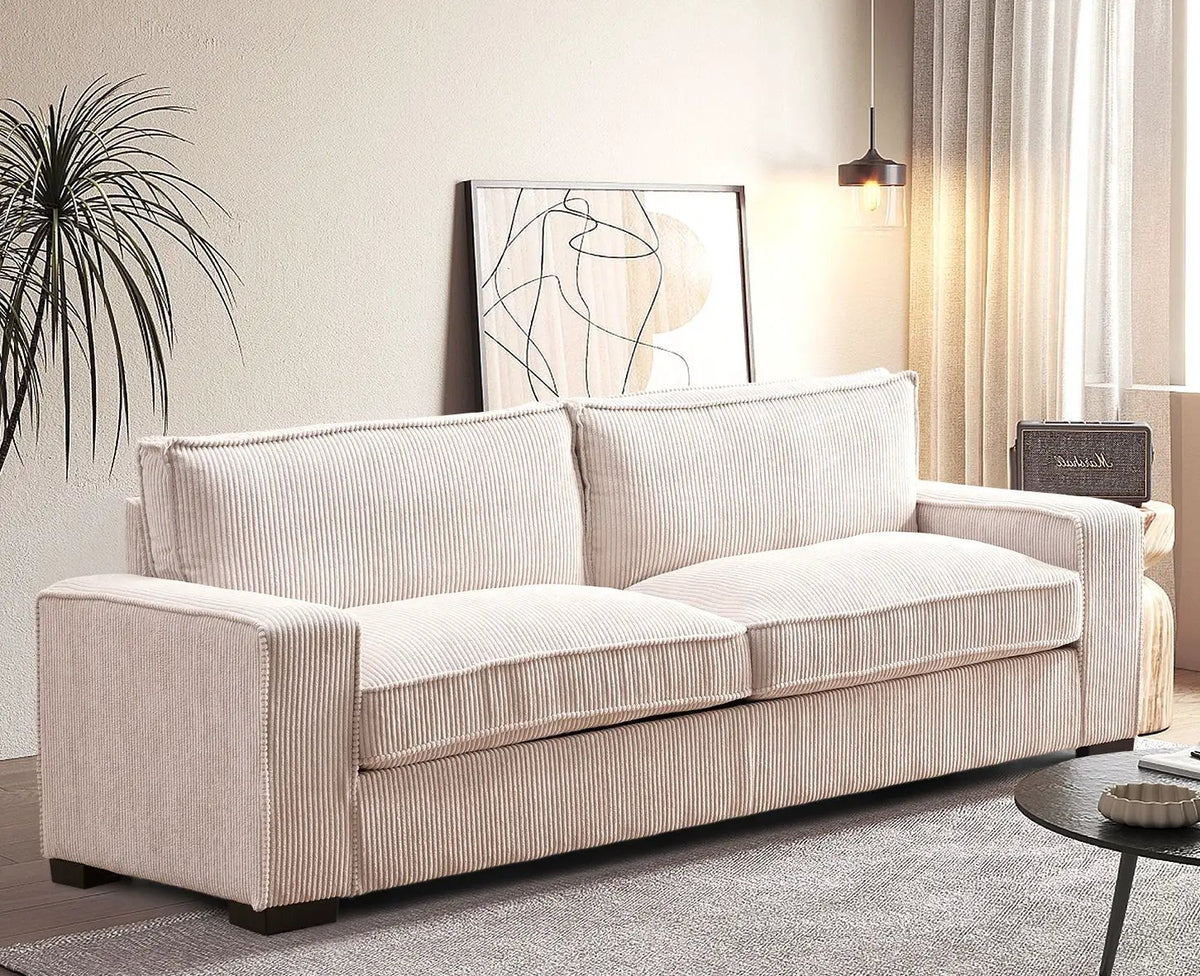 Luxe 3 Seater Sofa | Deep Seat Design | Ultra-Soft Upholstery | Sleek Modern Design