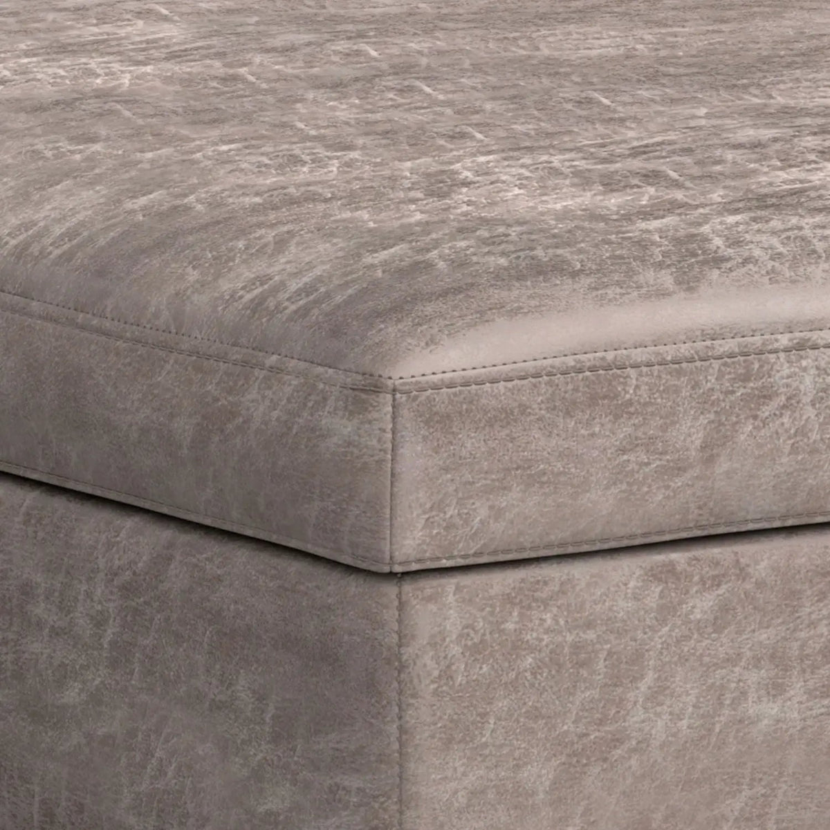 Owen Square Coffee Table Storage Ottoman | Hydraulic Lift-Up Lid | Multifunctional | 35.8 Inch Width