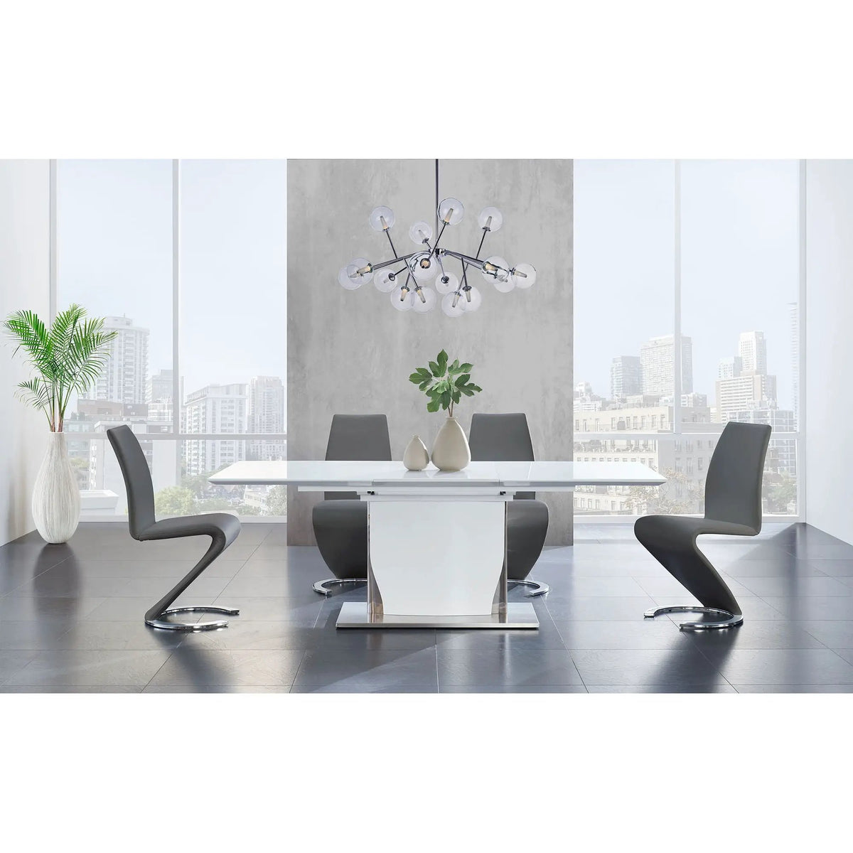 Marcus Horseshoe Dining Chairs | Set Of 2 | Z-Shape Design | Padded Seats