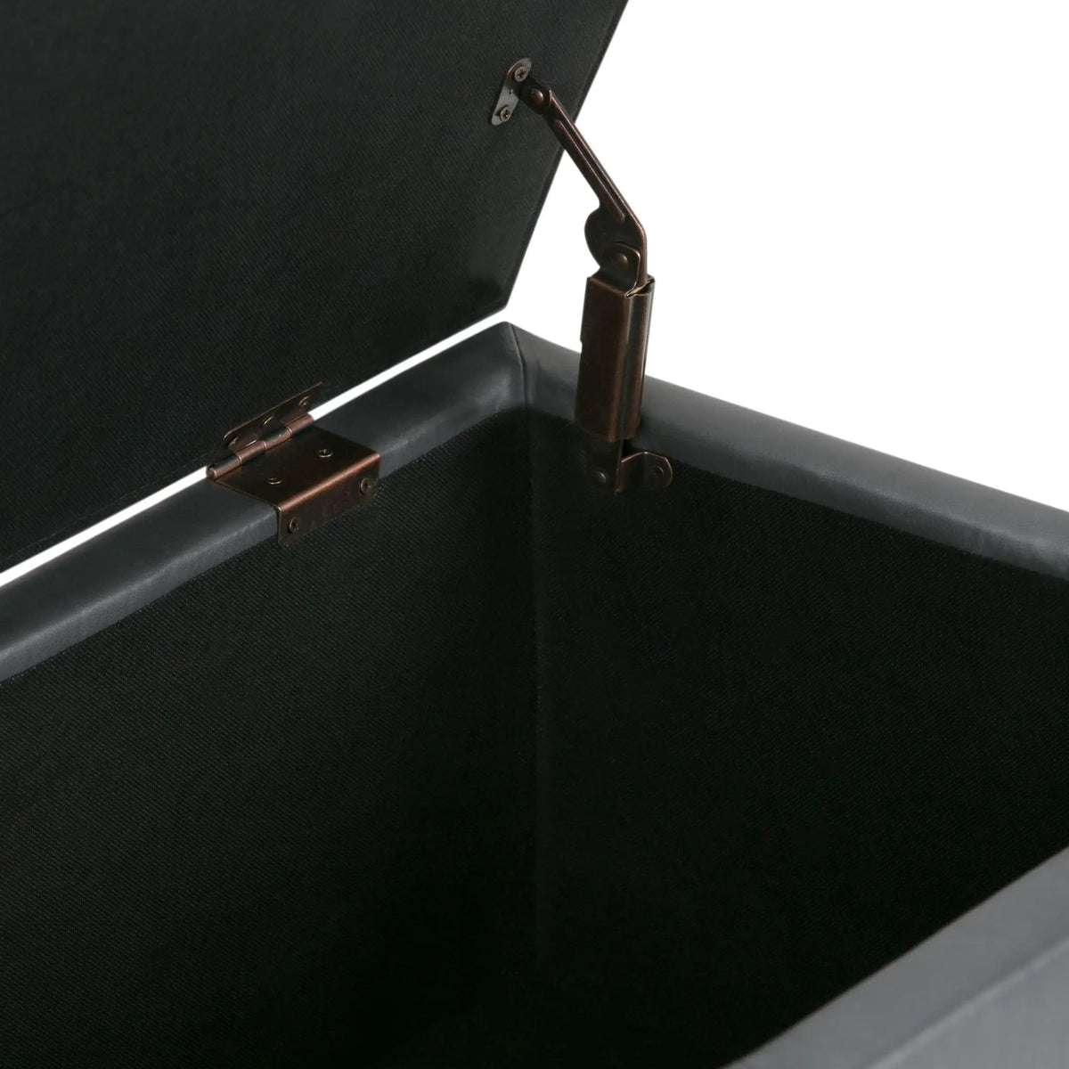Storage Ottoman Bench | Solid Wood Frame | High Density Foam
